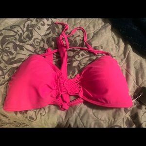 NWT Stylish Pink Bikini Top